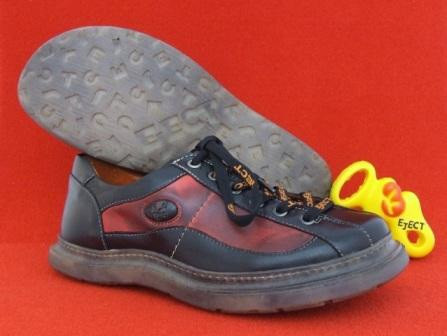 Eject Sony2 Schuhe in schwarz rot E-7575