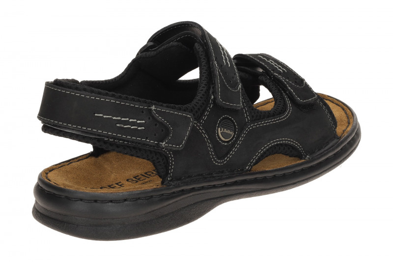 Josef Seibel Herren Sandale Franklyn schwarz