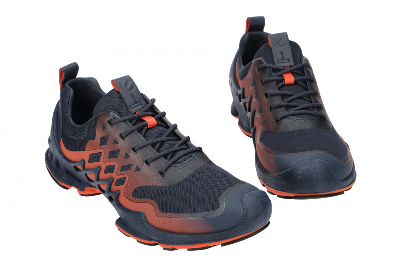Ecco Biom AEX Herren Sportschuhe blau orange