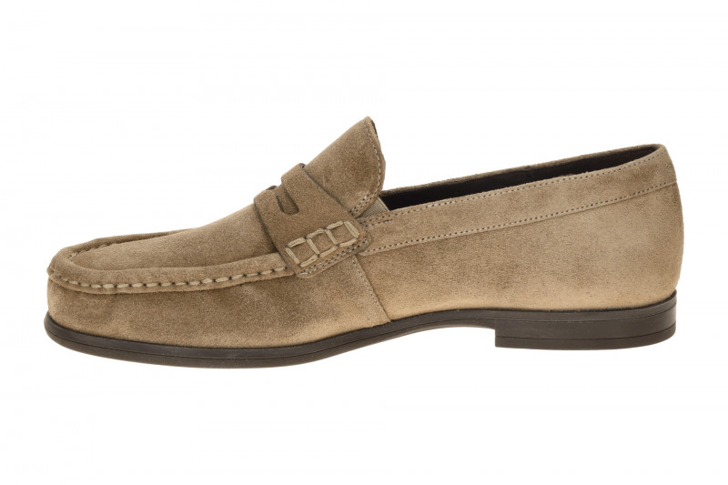 Paul Green Schuhe Slipper taupe braun Loafer 1228