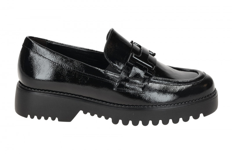 Gabor Schuhe Slipper schwarz Lack G-Weite 72.452.97