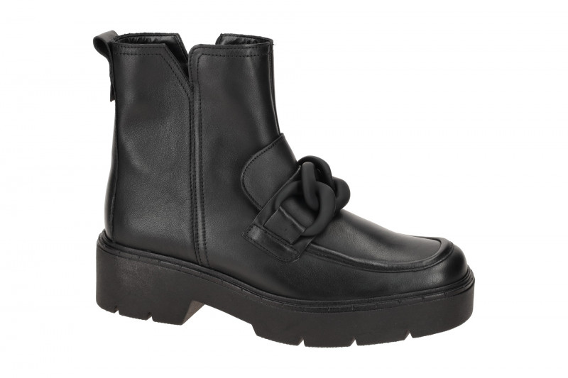 Gabor Fashion Stiefelette schwarz Kette 31.741.27