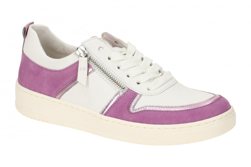 Gabor Schuhe Sneakers weiß lila 43.340.23
