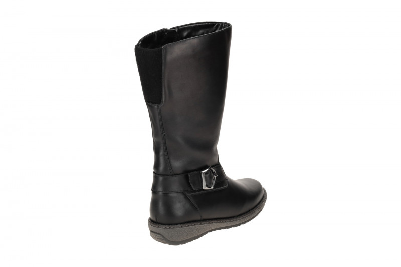 Waldläufer Hoja Warmfutter Schaftstiefel schwarz H-Weite Glattleder 533932