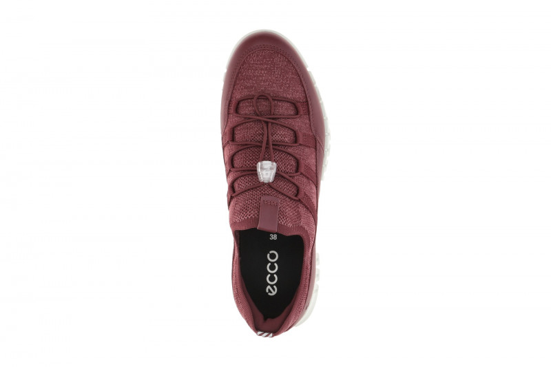 Ecco Gruuv Lite Schuhe rot ruby Easy Slip Gummizug 246303