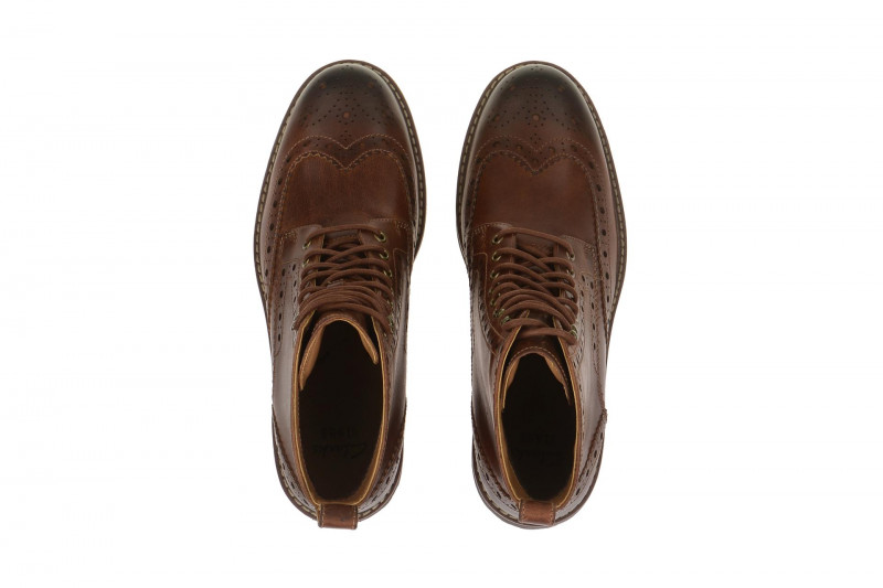 Clarks Montacute Lord Stiefel braun