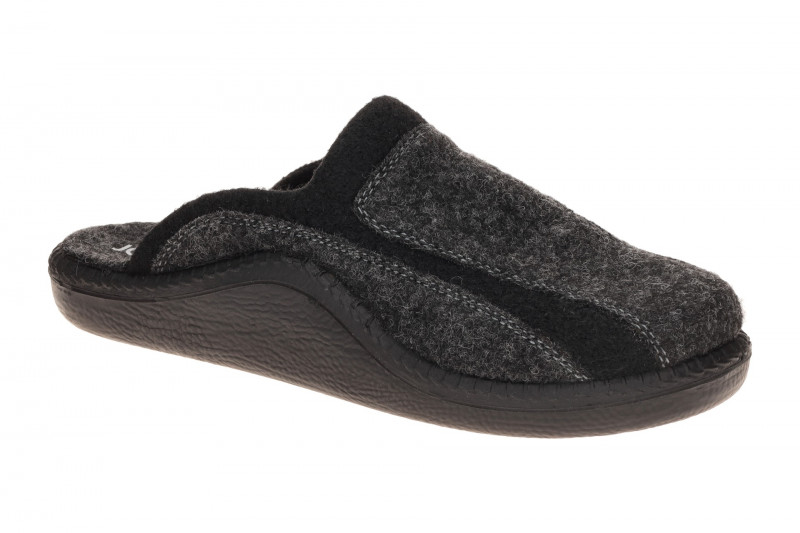 Josef Seibel Monaco Pantoletten Clogs schwarz Filz 17912