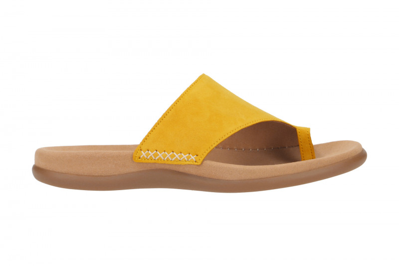 Gabor Zehentrenner Pantolette gelb sun