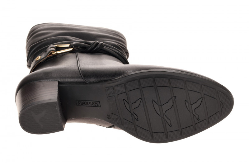 Pikolinos Zamora Stiefel schwarz gerafft W0E-9787