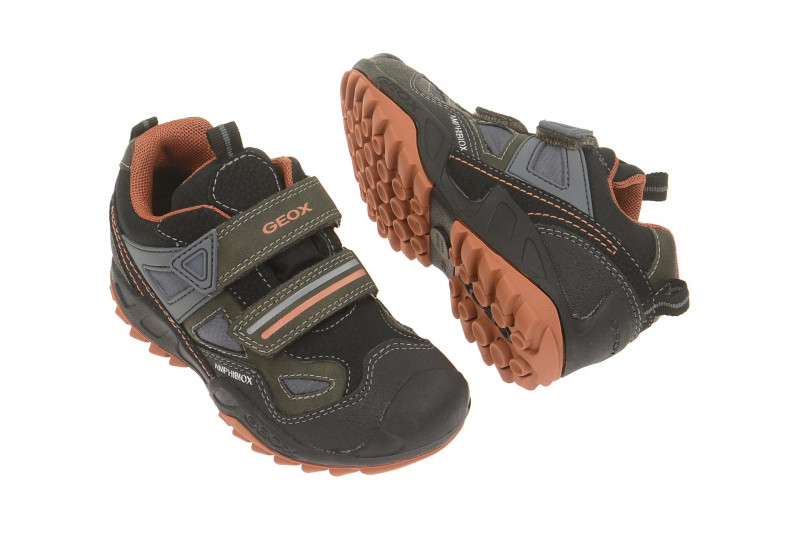 Geox Respira Jungen Schuhe Savage ABX in schwarz Amphibiox