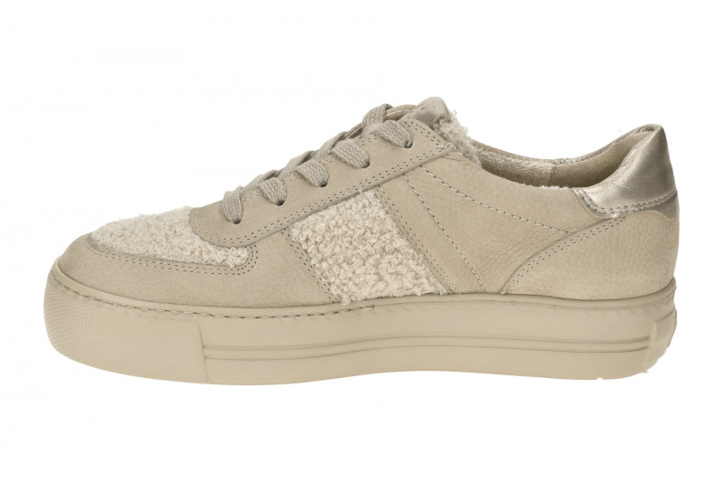 Paul Green Sneaker Schuhe beige Nubuck Fell 5487