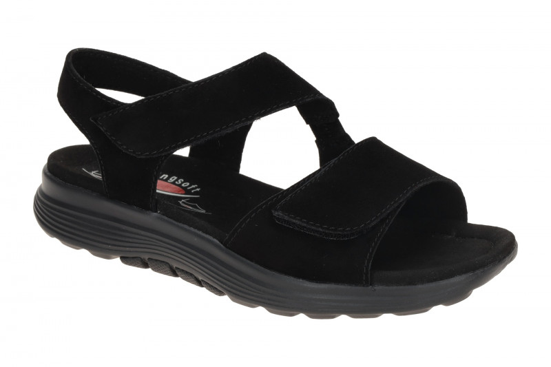 Gabor RollingSoft Sandale schwarz uni 66.815.47