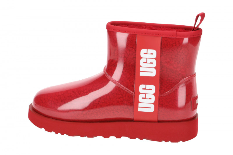UGG Classic Clear Mini Stiefelrot rot samba-red
