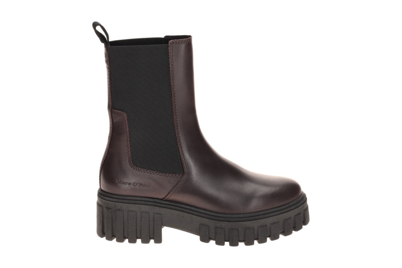 Marc O´Polo Vala Chelsea Stiefelette dunkelrot Chunky 16042