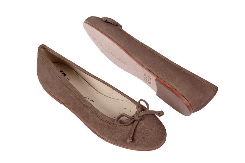 Geox Flower Schuhe braun Ballerina D11P18