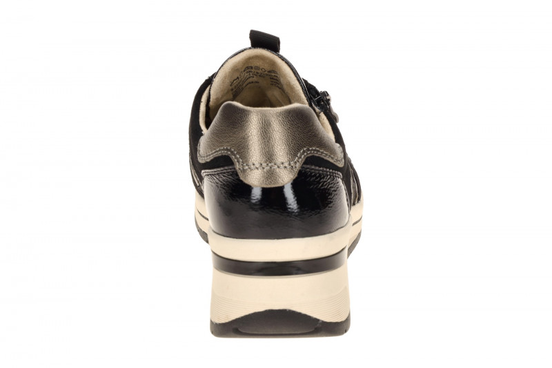 Caprice Schuhe schwarz Leder Mix H-Weite 23300