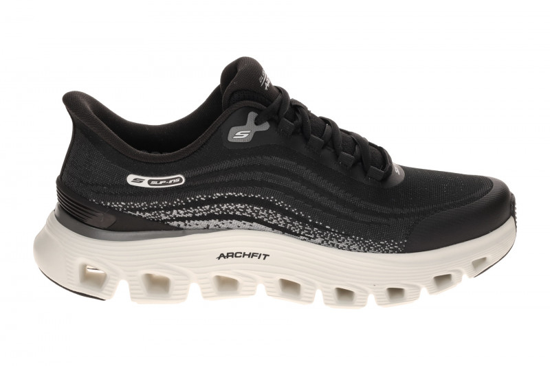 Skechers Arch Fit Sneakers Schuhe schwarz Herren GLIDE STEP 233194