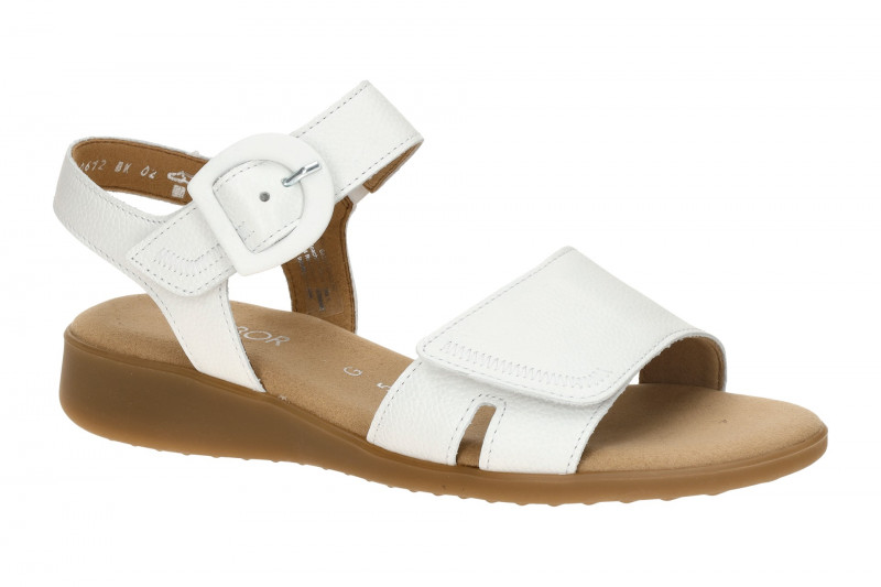 Gabor Sandale weiß Glattleder 82.802.50