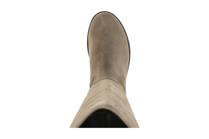 Gabor Keil Schaftstiefel grau Samtvelour Stretch 8005.03.003