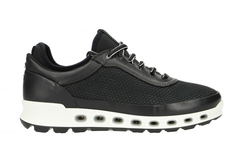 ecco Cool Schuhe schwarz weiß Damen Sport