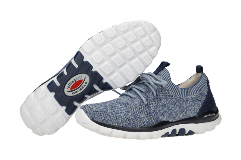 Gabor RollingSoft Schuhe blau Textil Sensitive Sport