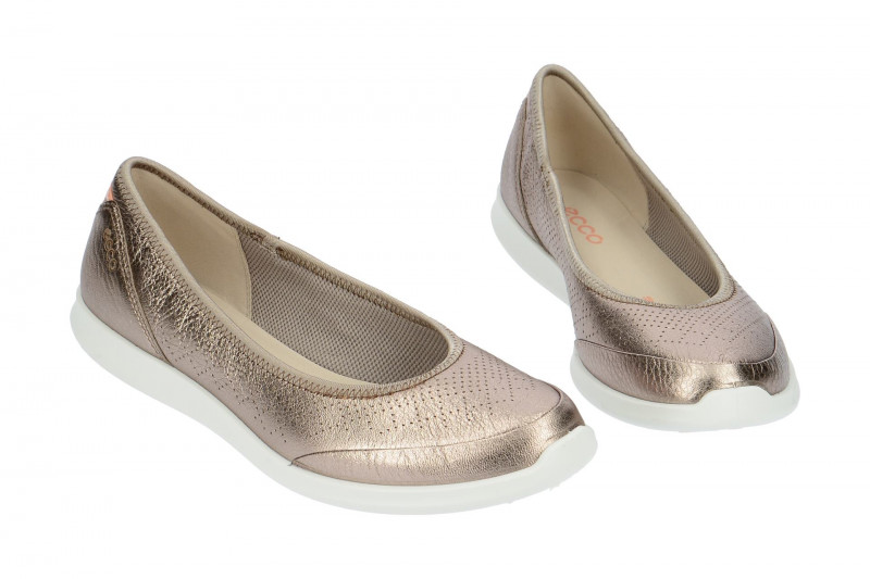 Ecco Sense Ballerina grau metallic