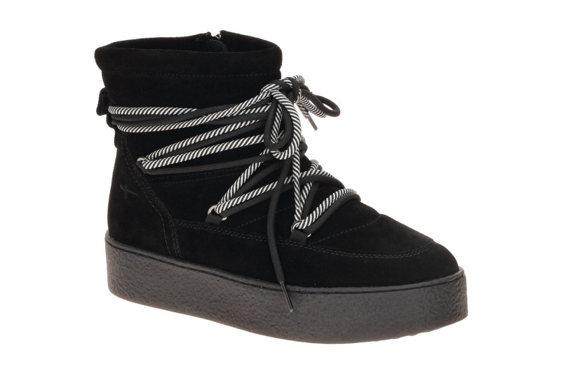 Tamaris Winter Stiefelette Plateau Boots schwarz Velour 26803