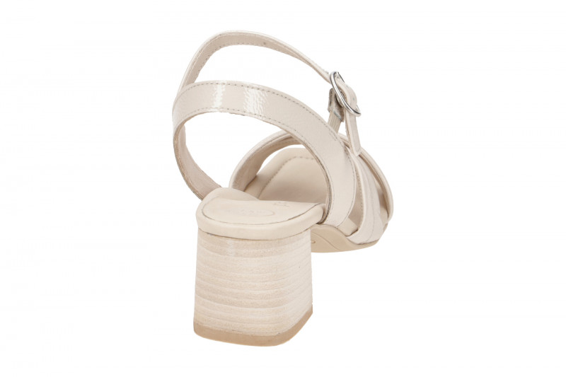 Paul Green Sandalette beige biscuit Lack 7945