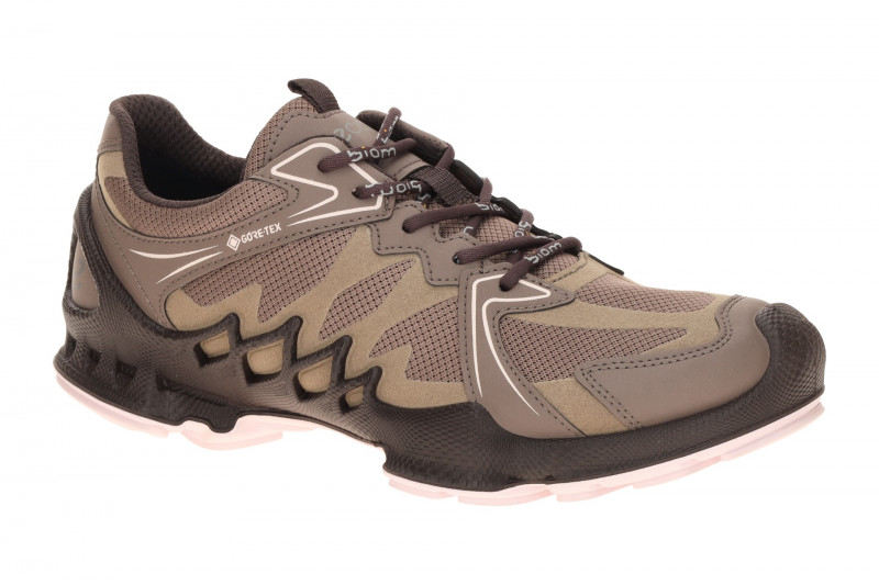 Ecco Biom AEX Schuhe taupe braun Damen Sportschuhe GORE-TEX 802883