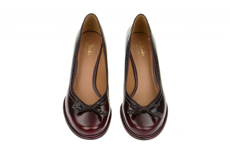 Clarks Bombay Lights rot burgundy 26101375 4