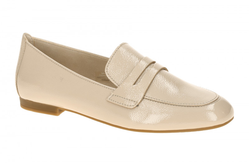 Gabor Schuhe Slipper beige Lack 85.213.92