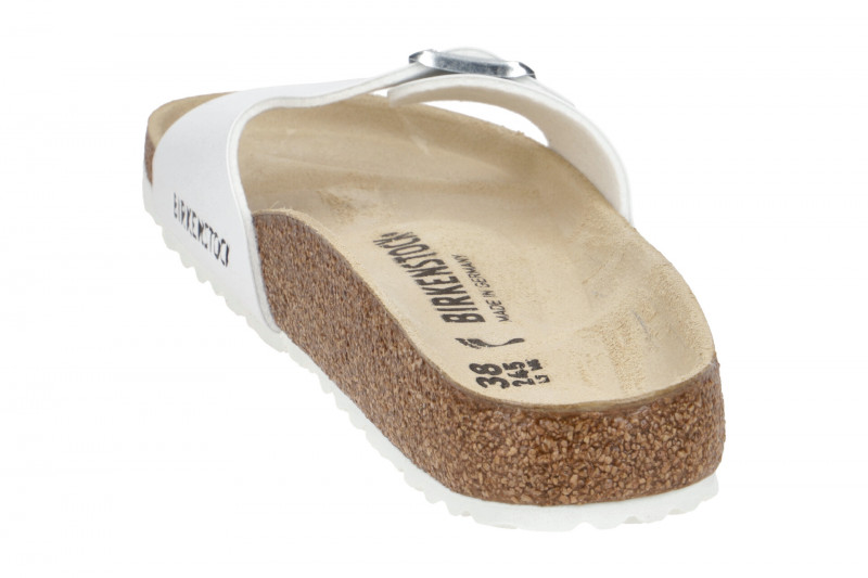 Birkenstock Madrid BS Pantolette weiß Schmal-Weit 40733