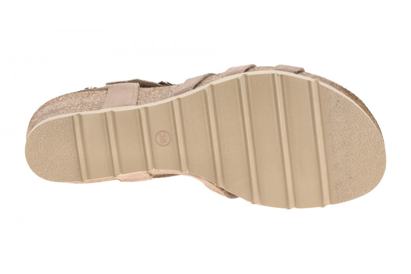 Panama Jack Vero B2 Keil Sandale taupe braun Nappa