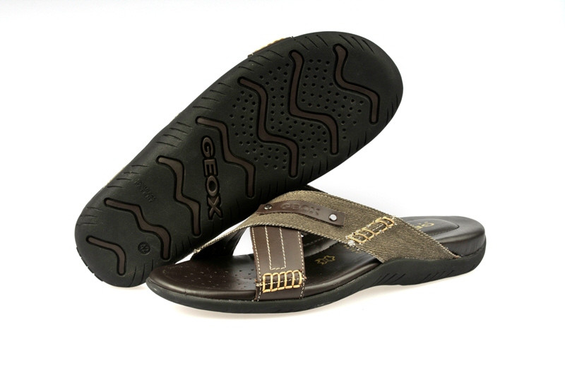 Geox Kimono Pantolette braun