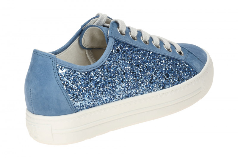 Paul Green 5242 Sneaker Schuhe blau Pailletten