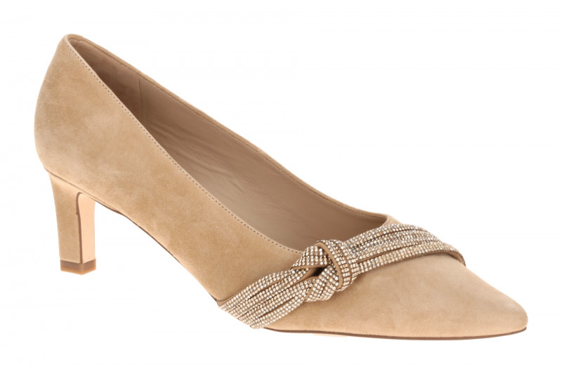 Peter Kaiser Pumps braun hazel Strass Glitzer 72406