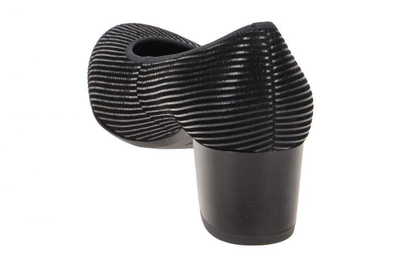 ARA Knokke Pumps schwarz Lack-Streifen 12-11486