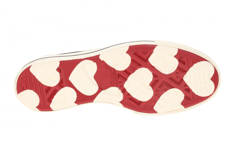 Converse Schuhe Chuck Taylor All Star Plateau schwarz Herz