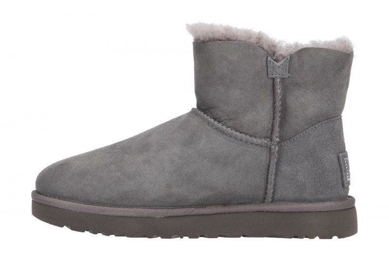UGG Mini Bailey Button Bling Stiefel grau