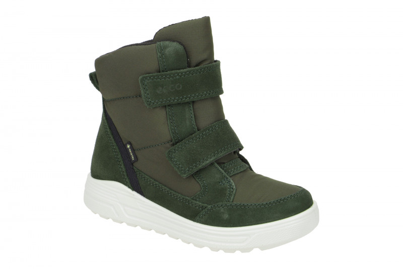 Ecco Urban Kinderstiefel grün Warmfutter GORE-TEX
