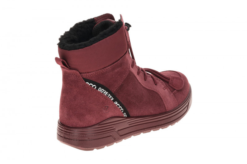 ecco Urban Junior Stiefel dunkelrot Warmfutter GORE-TEX