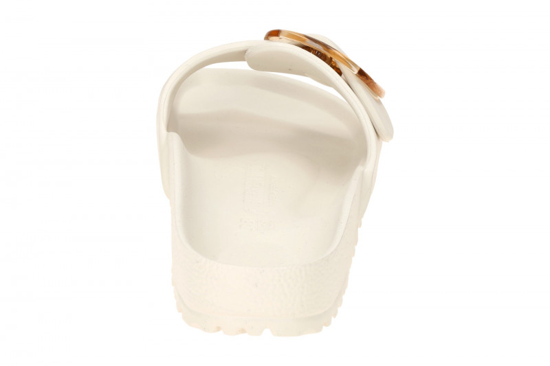 Birkenstock Madrid Big Buckle Eva Pantolette weiß SCHMAL 1029633