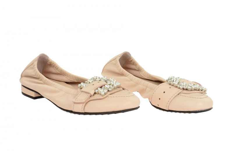 K&S Malu Ballerinas rosa crystal 10970
