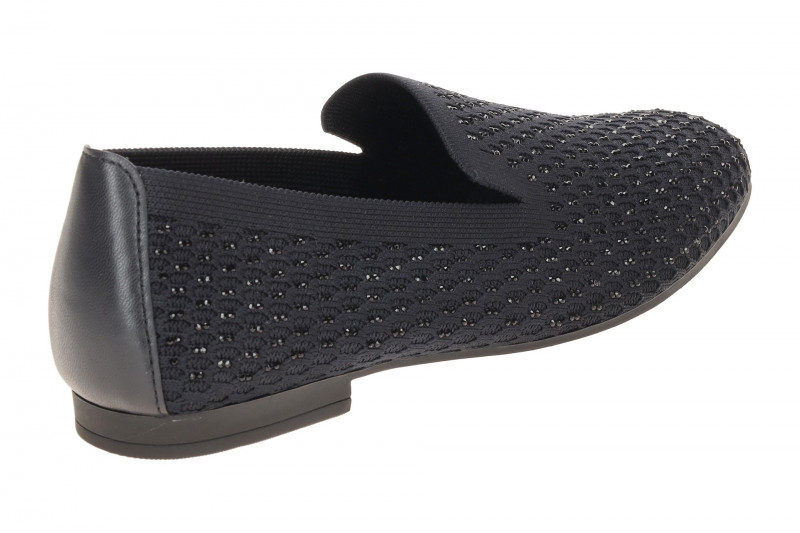 Gabor Slipper Loafer blau Strass Funkel 85.216.49