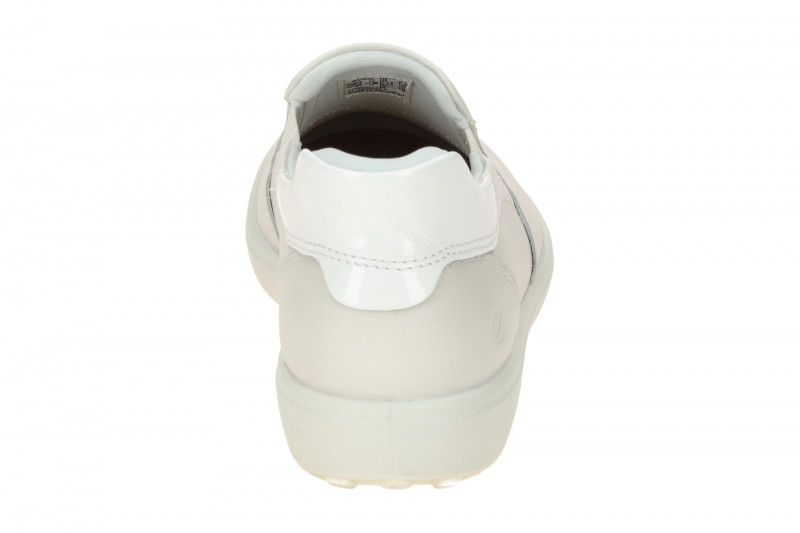 Ecco Soft 7 Slipper Schuhe weiß offwhite Damen 470853