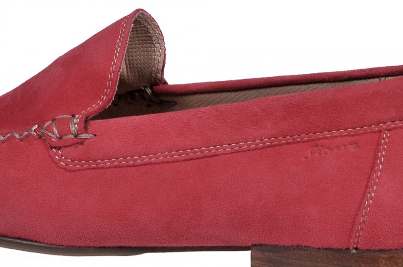 Sioux Campina Mokassin Slipper rot rubin 53495