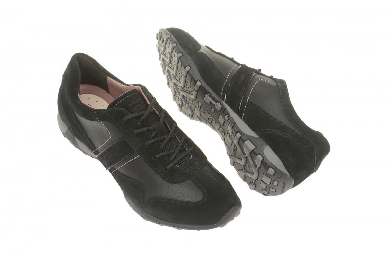 Geox Respira Freccia A Sportschuhe in schwarz Damen Sneakers