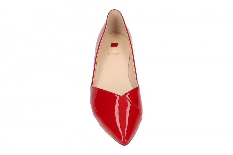 Högl Ballerinas Boulevard rot Lack 0014