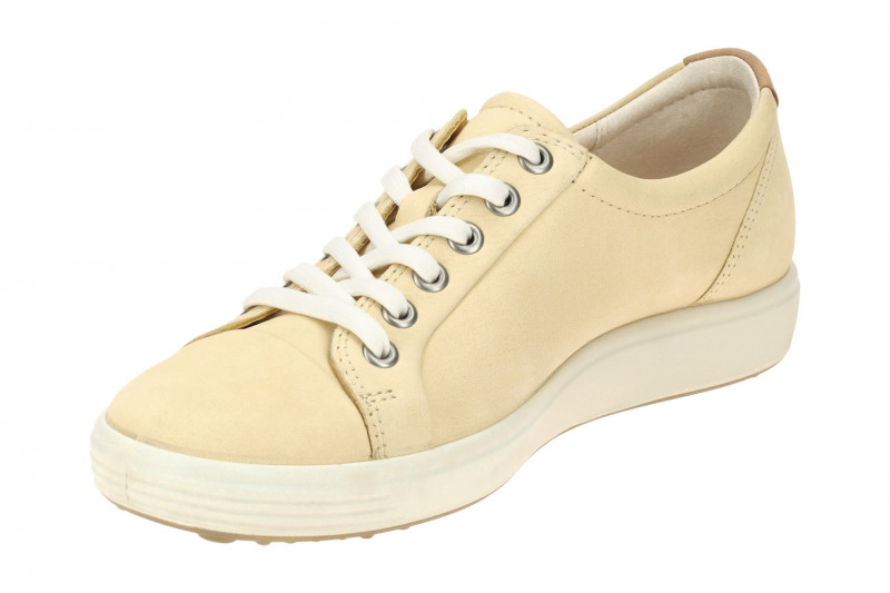 Ecco Soft 7 Schuhe gelb Damen Sneakers 430003