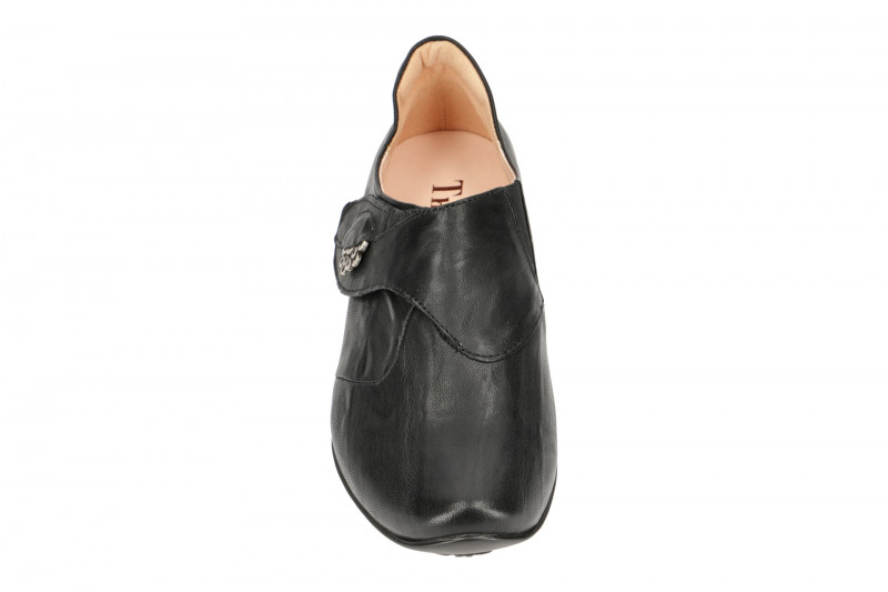 Think Chilli Schuhe schwarz Klett Slippers